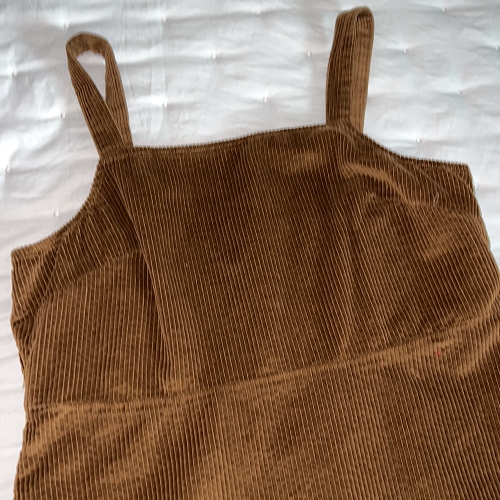 EUC American Eagle corduroy jumper, sz M - Picture 2 of 4